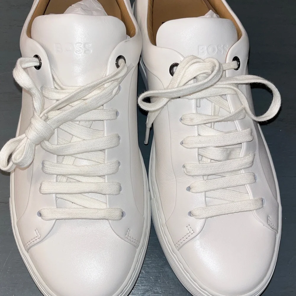 Hugo Boss Men's Mirage Tenn Mens Casual Trainer White sz 8 NWT
